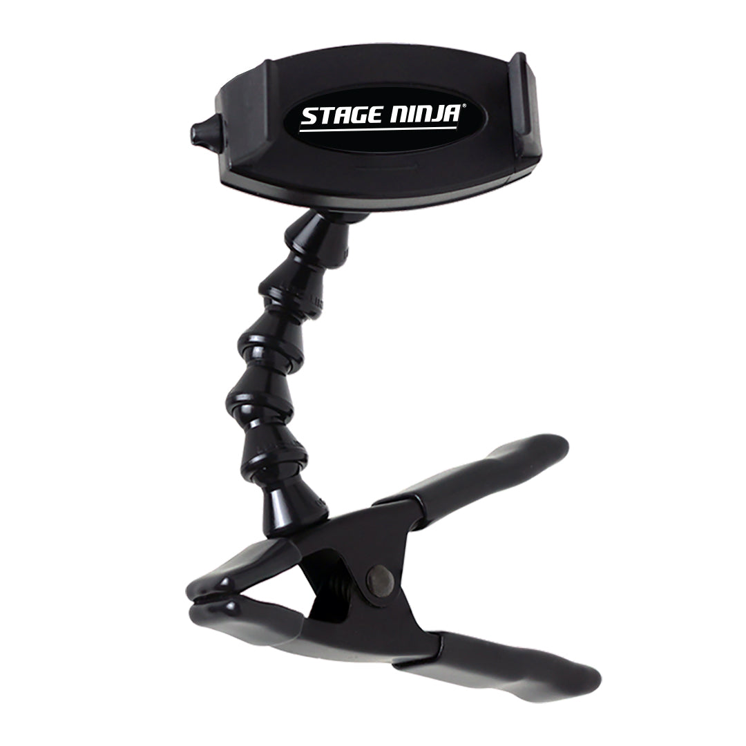 Stage Ninja Phone Mount with Clamp Base - KickStrap